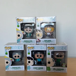 South Park Funko Pops - Säljer nu mina gamla funko pops för 60 styck eller alla för 250kr,  I det ingår human kite, toolshed, Randy Marsh, Mr Garrison och Kyle som human kite som jag målat om själv! Måste få bort de snabbt så snabba affärer uppskattas!