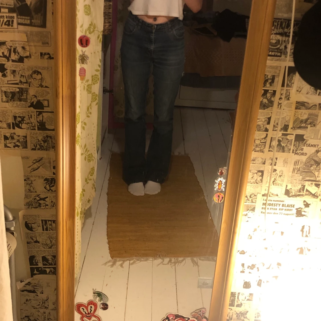 Boot cut midrise jeans