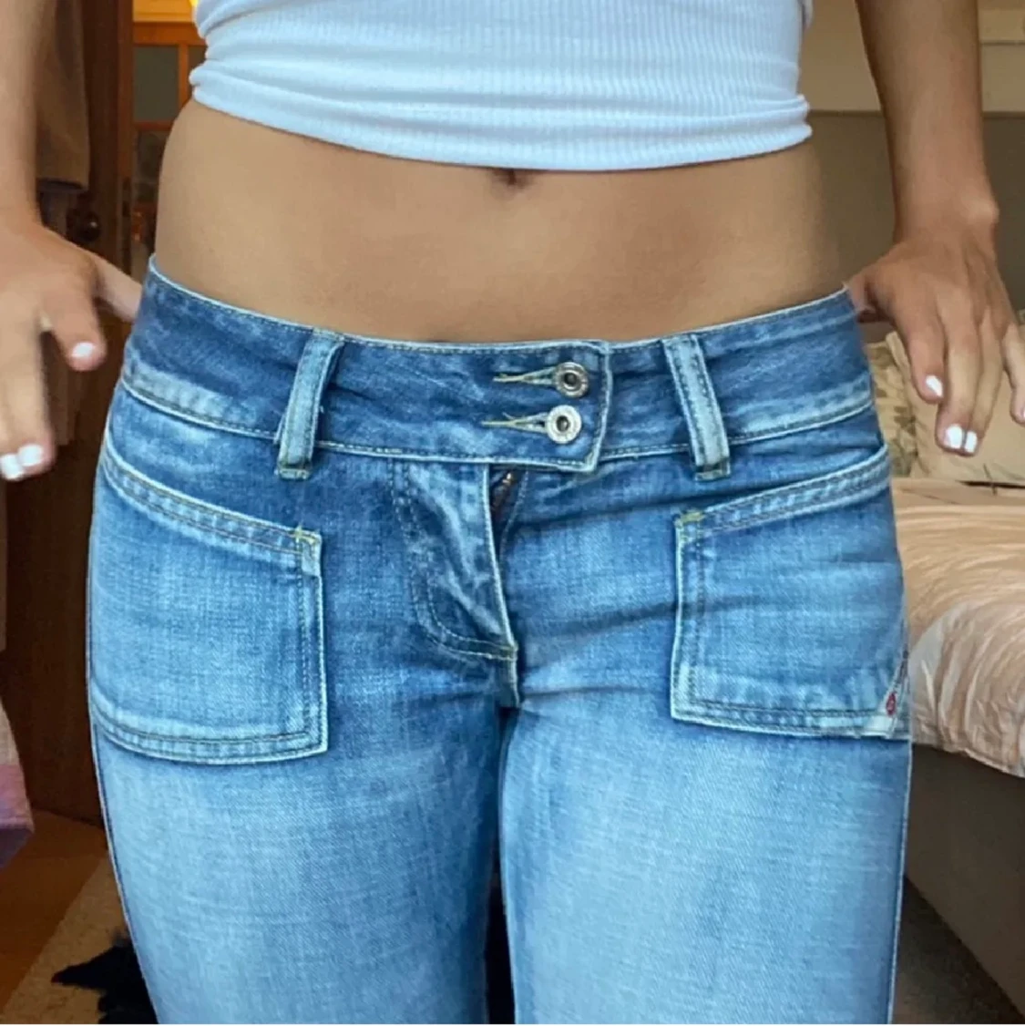 Lågmidjade jeans - 91