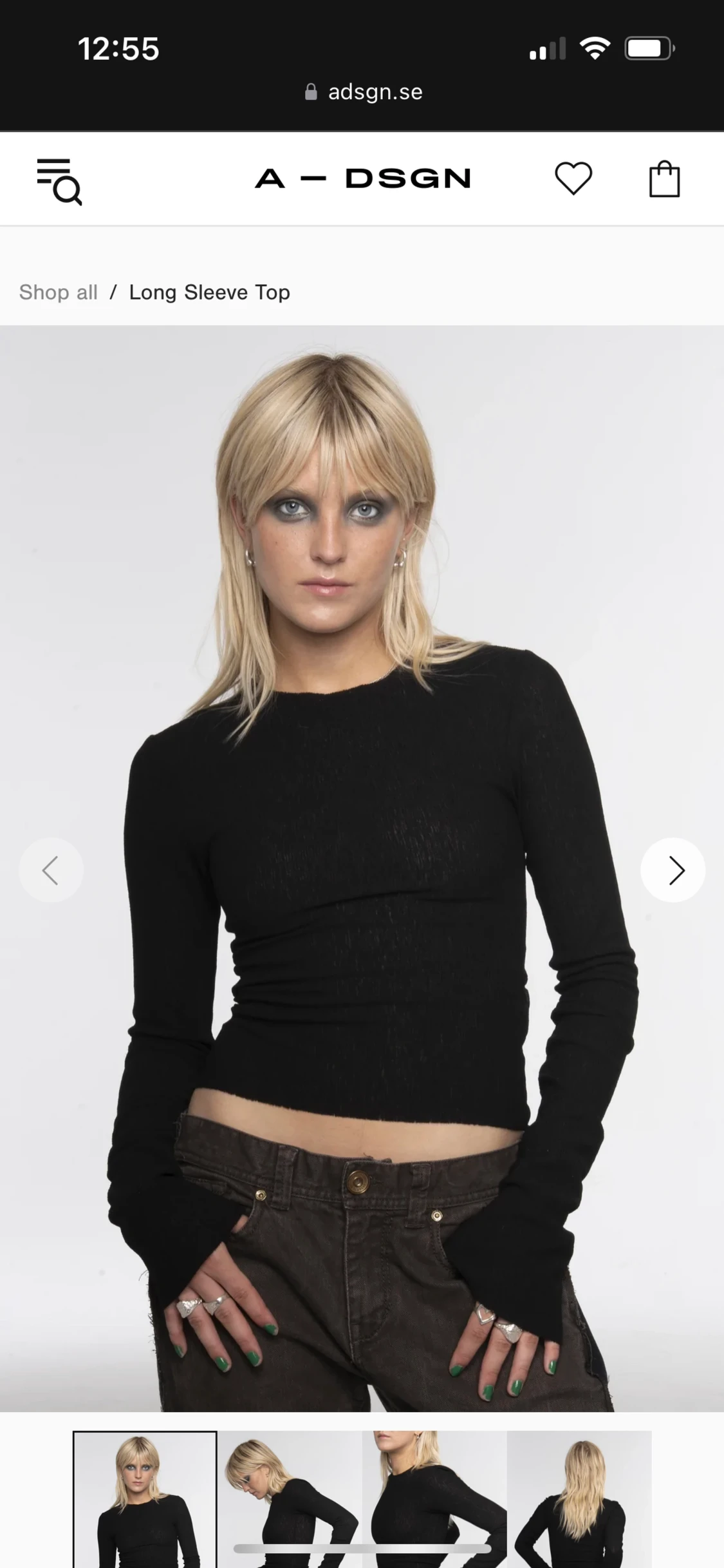 A-DSGN long sleeve top