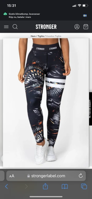 Stronger tights  - Jag säljer nu mina stronger tights i mönstret voodoo då dom inte kommer till användning längre! Köpta för 799kr och pris kan diskuteras! Dom är använda ett antal gånger men inga slitningar (bilder lånade från strongers hemsida)