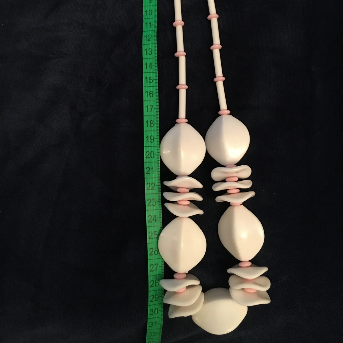 Halsband rosa plast - 91