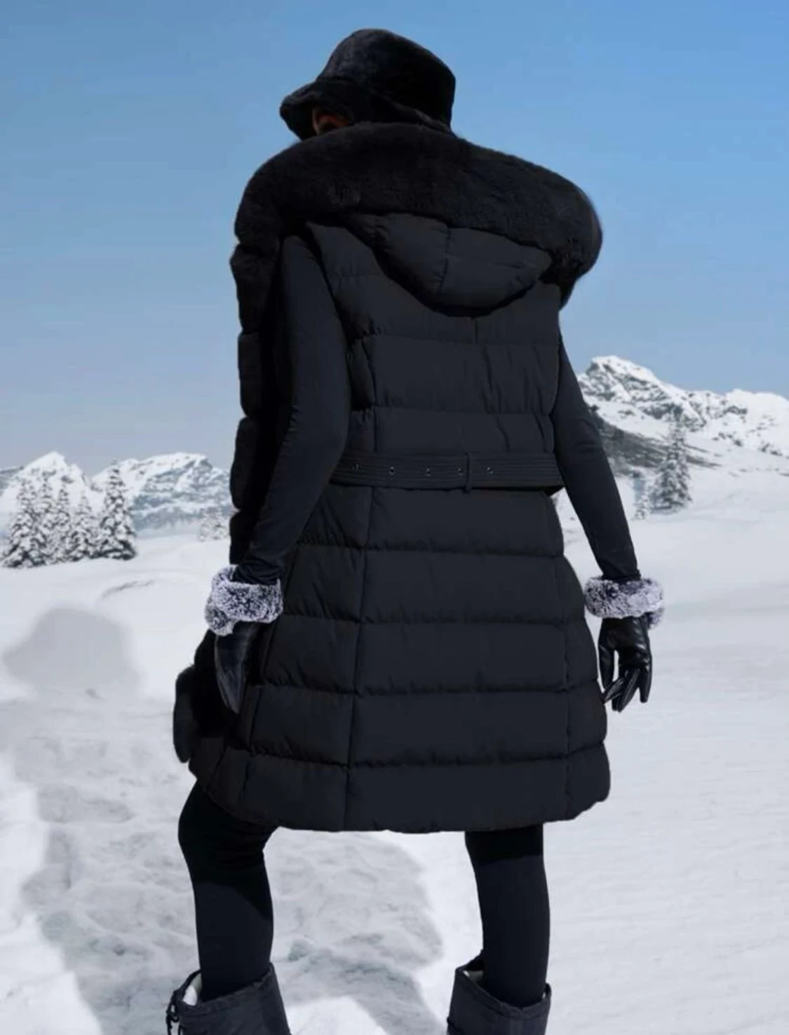 Väst med fejk päls - 91