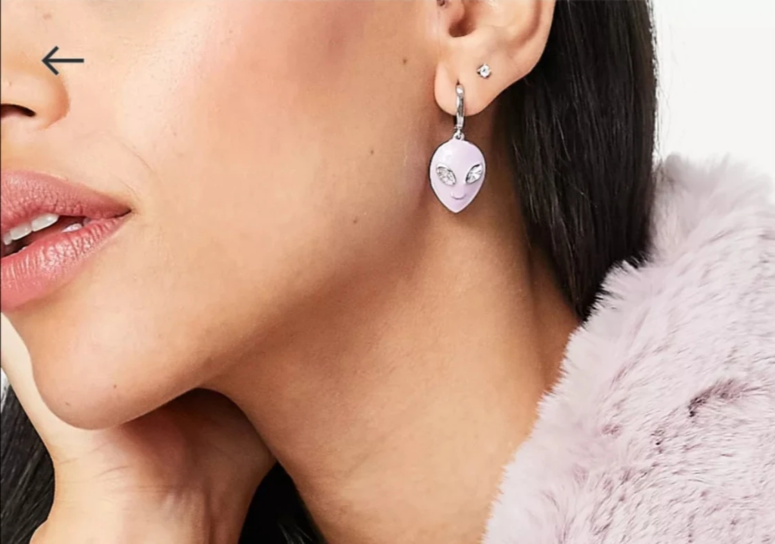 Asos, alien, nya, örhängen, pink, rosa, cool, trendy, rymdvarelser