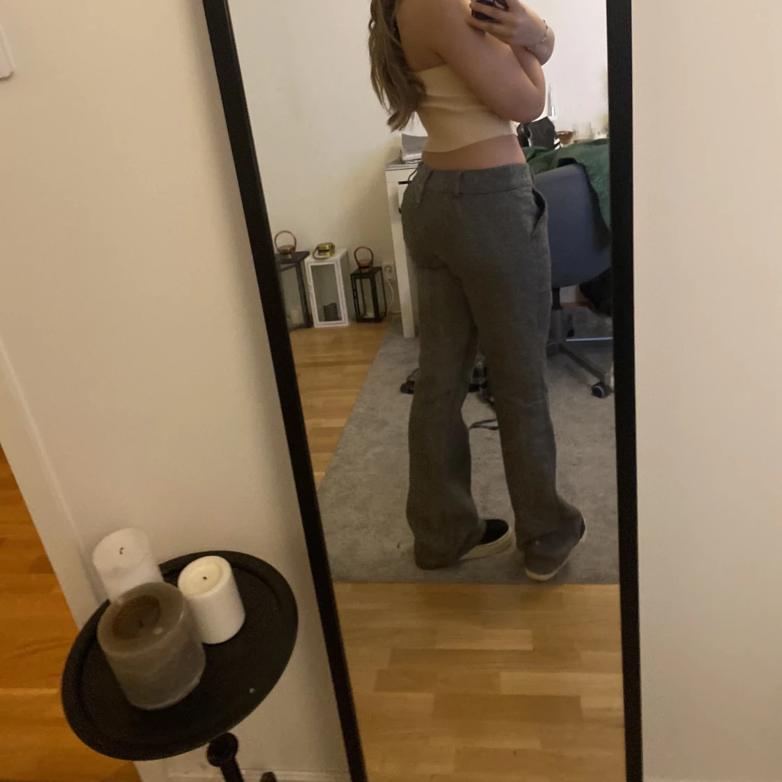 Mid rise kostymbyxot  - 90