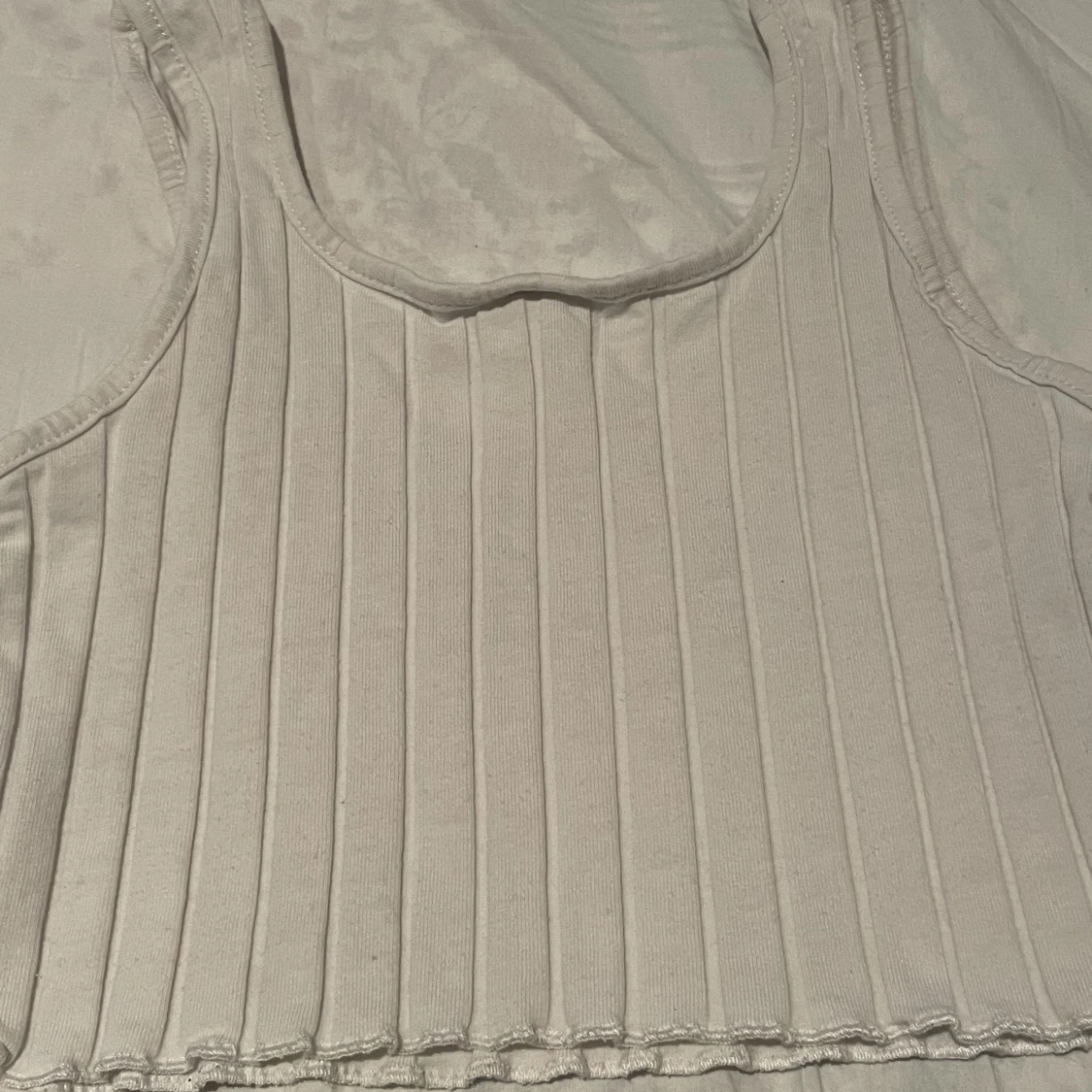 Vitt kort linne - 90