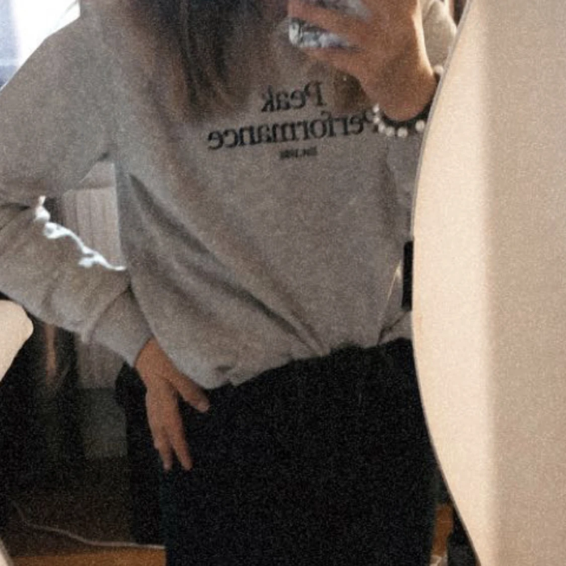 Grå peak performance hoodie - 91