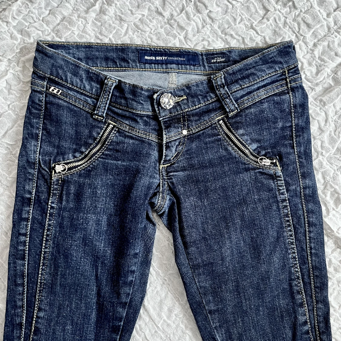 MISS SIXTY super low waist, låg midja, y2k