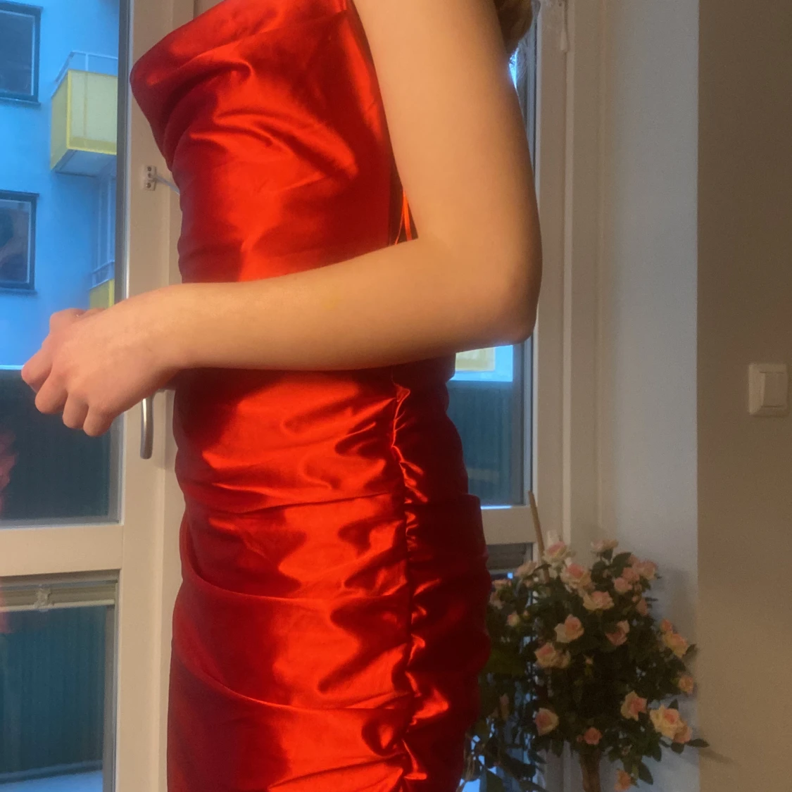 Röd klänning  - 91