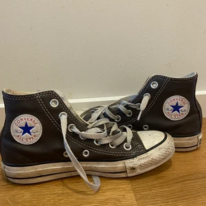 Bruna converse - Converse i läder Mörkt bruna Storlek 35
