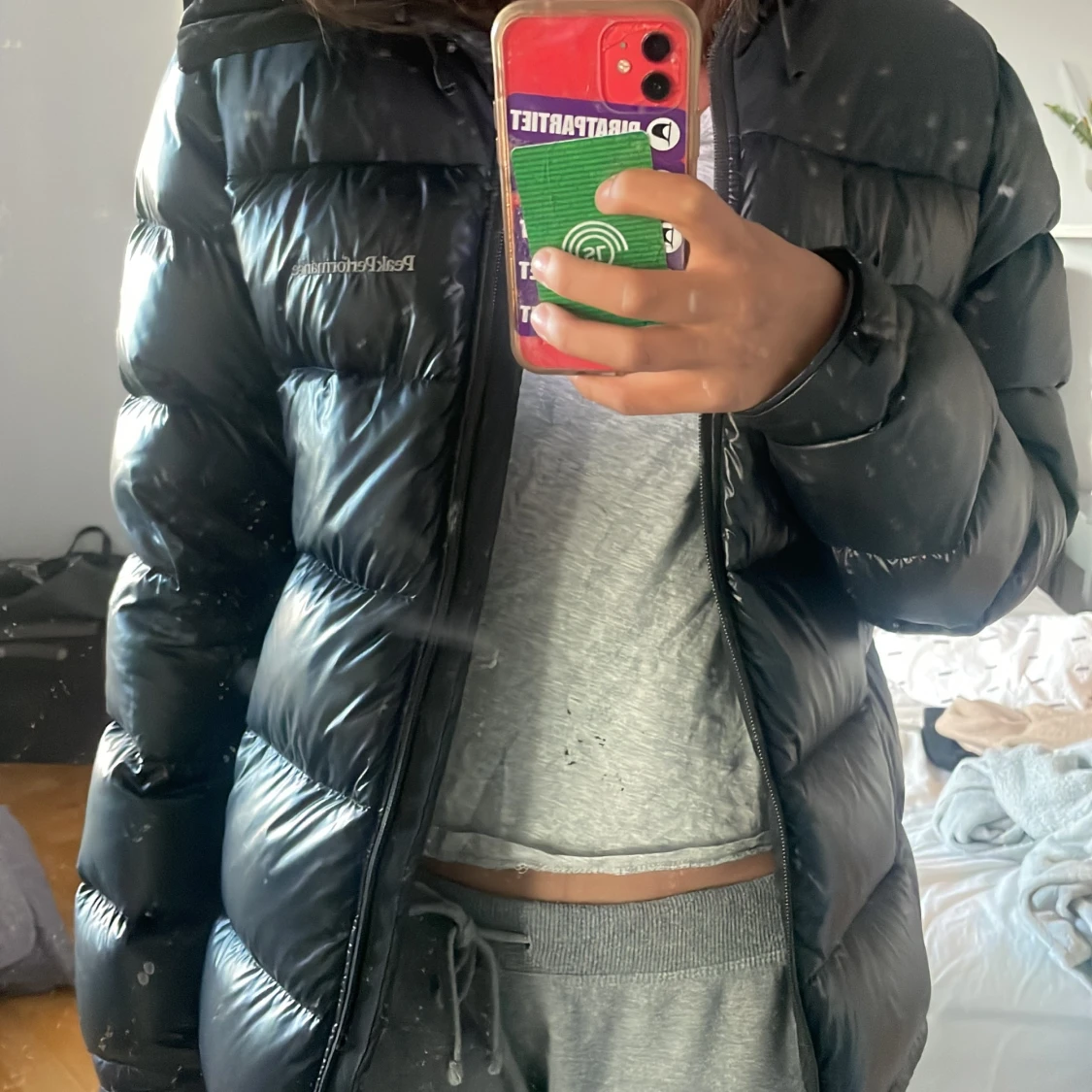 Svart vinterjacka  - 90