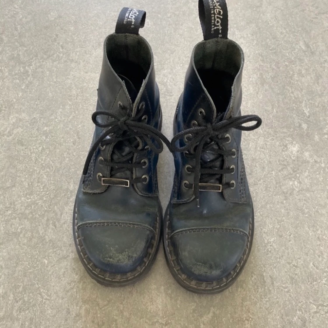 Vintage kängor mörkblå  - 90