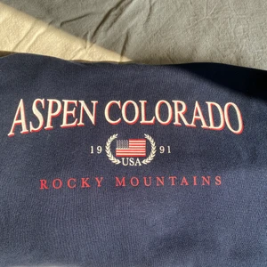 Huvtröja  - Säljer min aspen colorado tröja från Gina med snörning i midjan! Storlek xxs💕