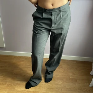 Grey trousers  - Size - 29/32, Condition - excellent, Style - loose men trousers, low waisted, dark grey 