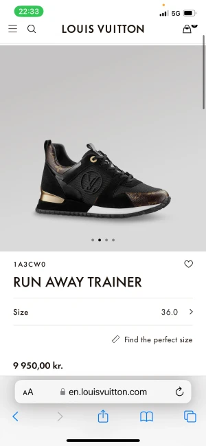 Lv skor - Helt oanvända, köpta i louis Vuitton butik kvitto o dustbag medföljer. Finns i Eskilstuna 