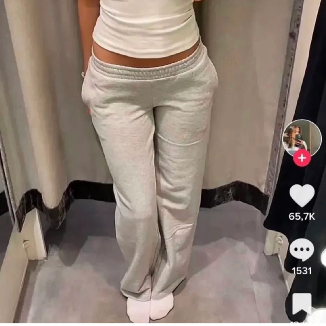 Lågmidjade mjukisbyxor