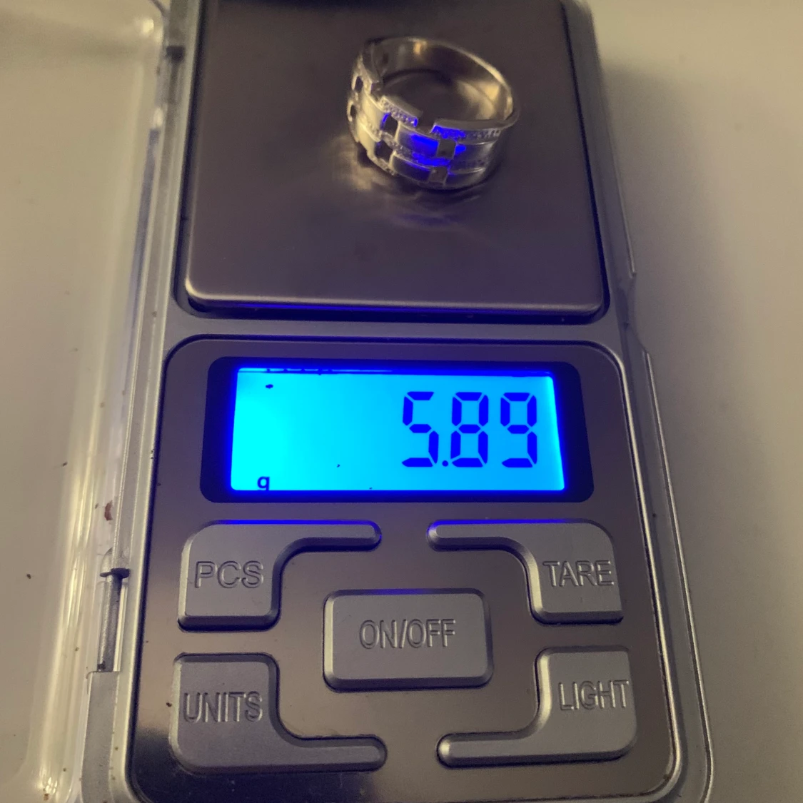 Äkta silver ring - 91