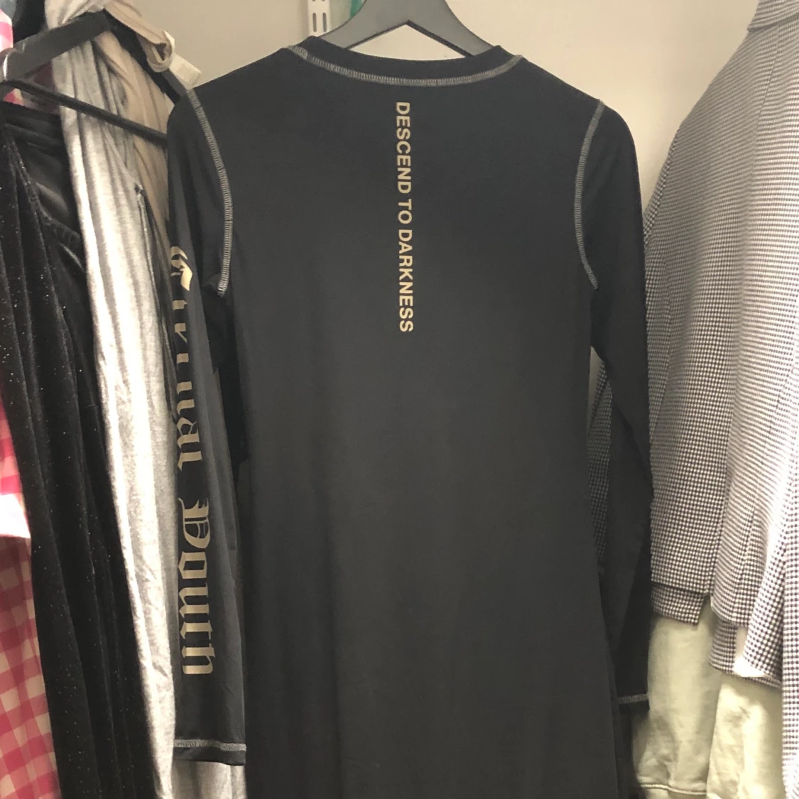 Svart maxi klänning xs  - 90