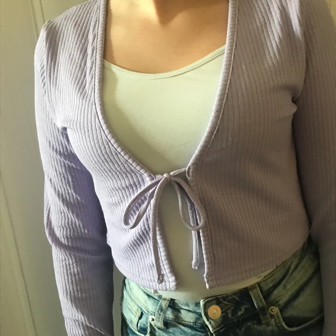 Lila kofta från hm - 91