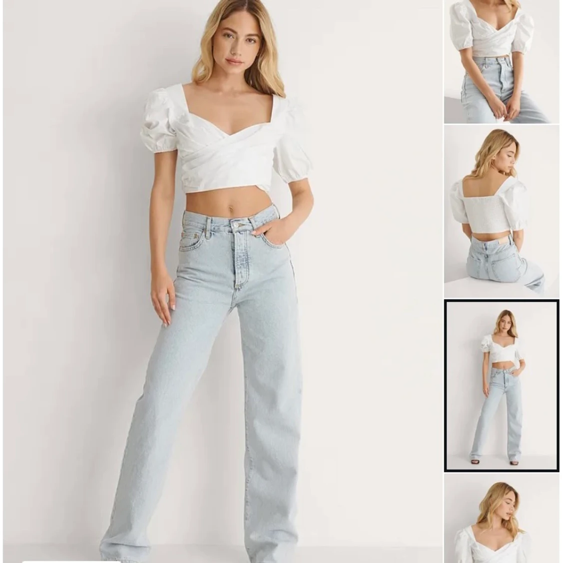 vit blus ifrån nakd - 90