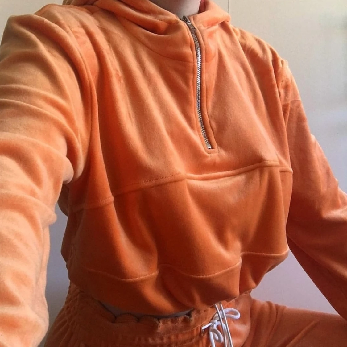 Orange tracksuit - danielle guizio 