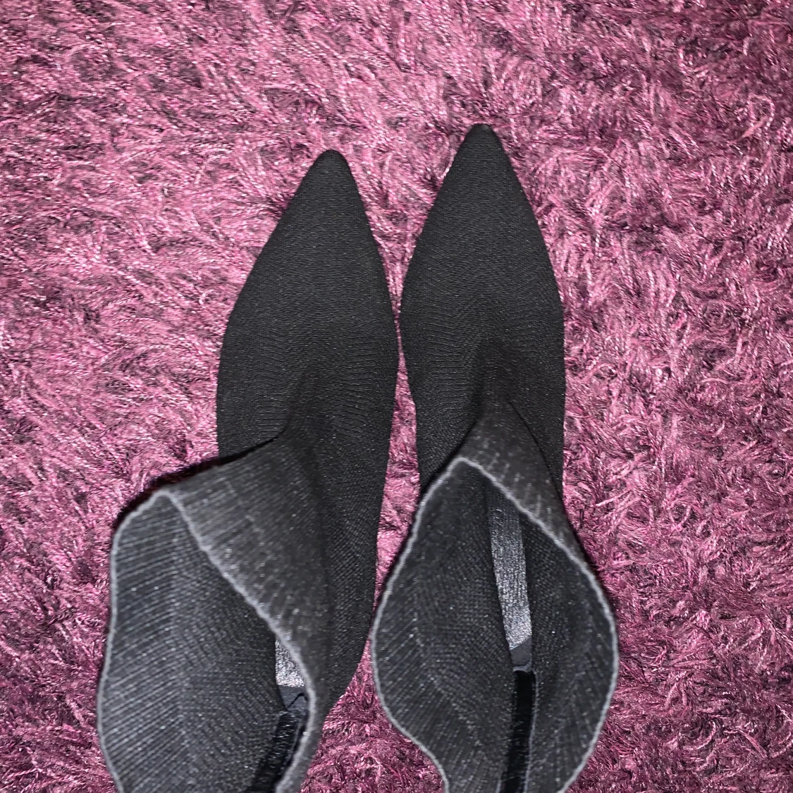 Svarta högklackat med clear heel - 91