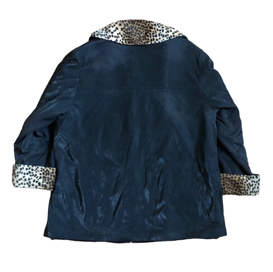 Höstjacka med leopard detaljer  - 91