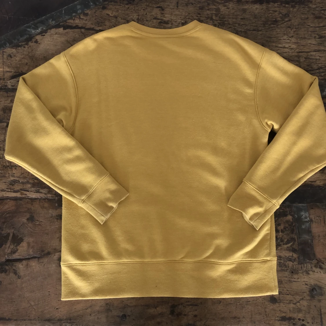 Vintage gul NIKE sweater stl M - 90