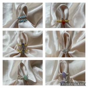 Unika ringar💓🌟 - Designa din egen kristallring. Välj koppartråd och kristall helt själv!😻 priset kan variera lite beroende på vilken typ av modell som man väljer, men en vanlig ring kostar 39kr styck + frakt på hela paketet🌟❣️ 