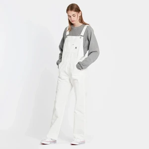 Carhartt hängselbyxor, stl XS-M - Världens snyggaste Carhartt hängselbyxor som tyvärr blivit för små för mig 😭 Passar storlek XS-M, de är raka i benen och längden på byxorna går att justera genom hängsel-banden. Notera en liten liten fläck som ABSOLUT inte syns när man har de på sig på bild nr 3.  Nypris: 1899 kr