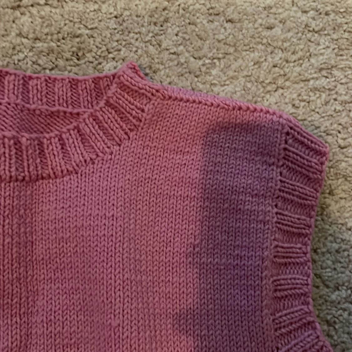 Stickad slipover, strl M - 91