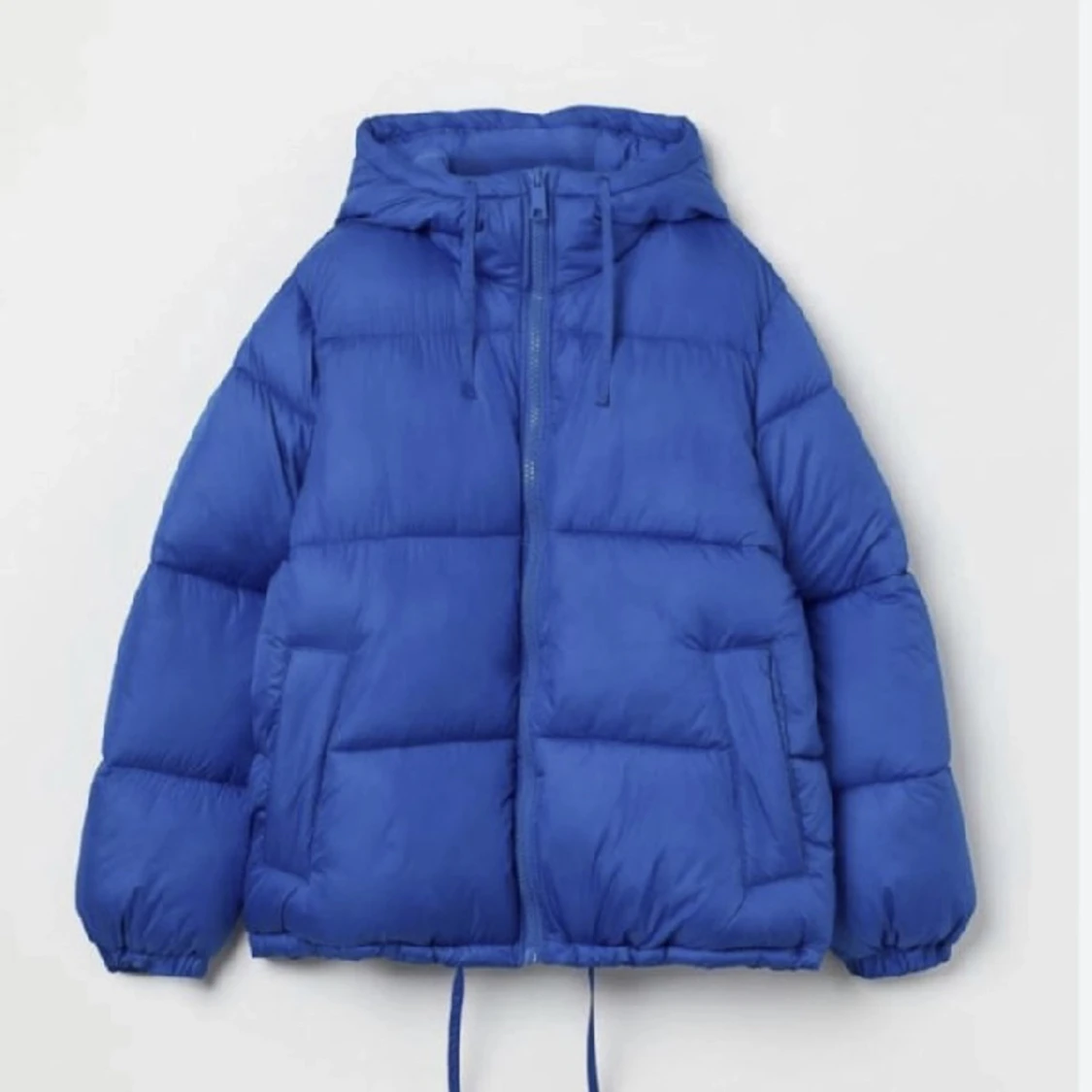 Blå puffer jacket 