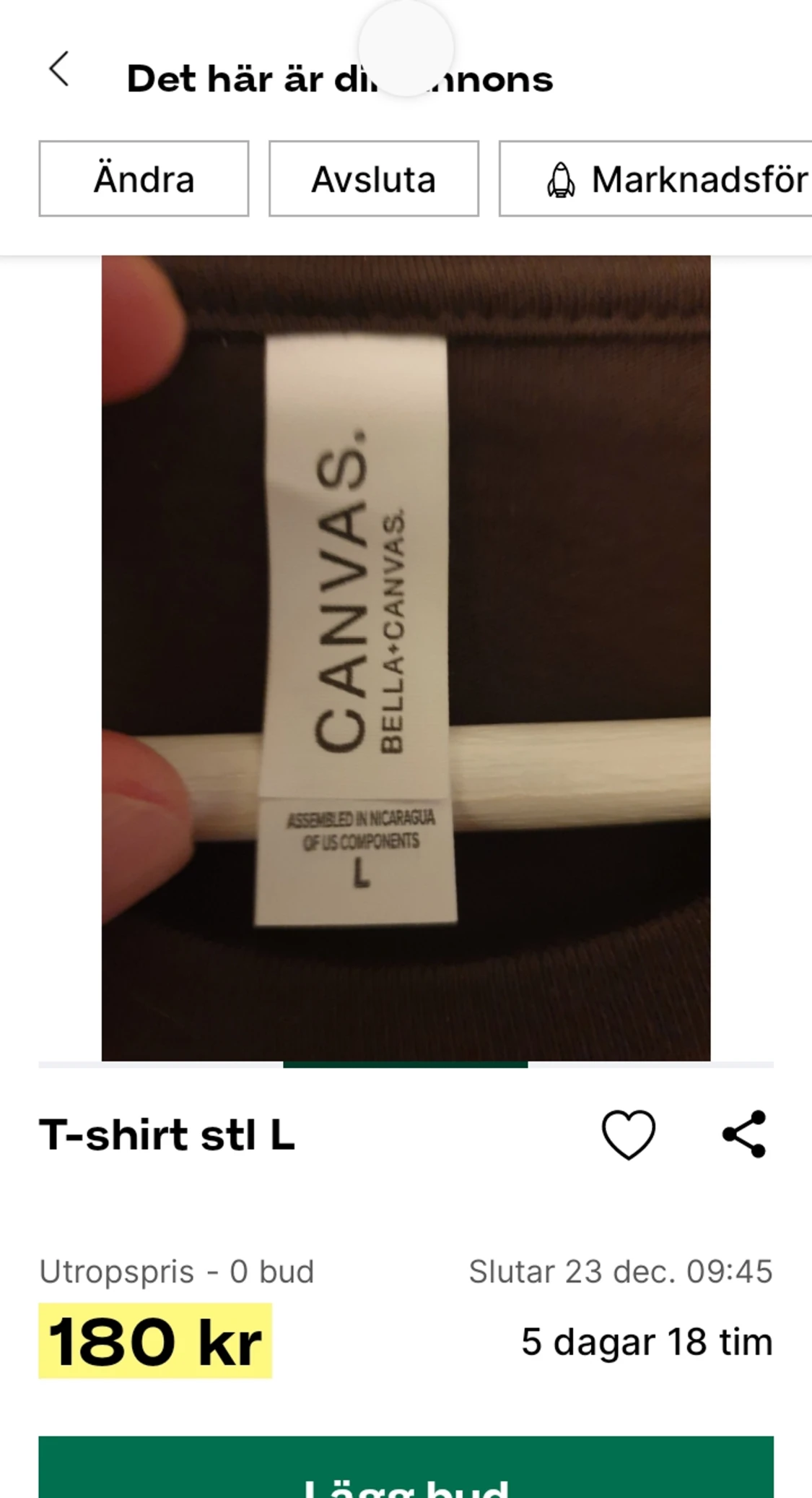 T-shirt katt stl L - 91