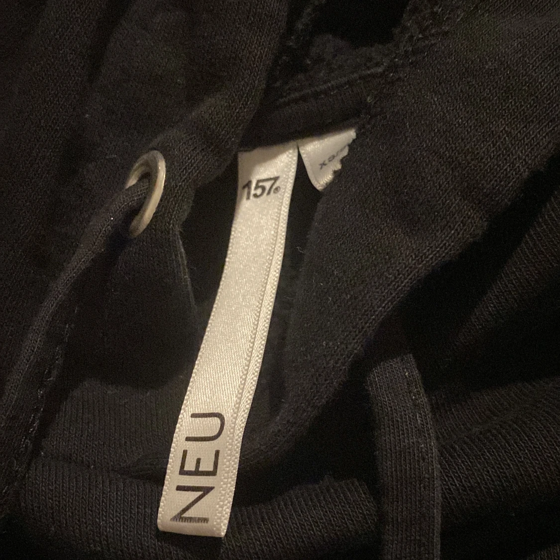 Svart hoddie kort - 91