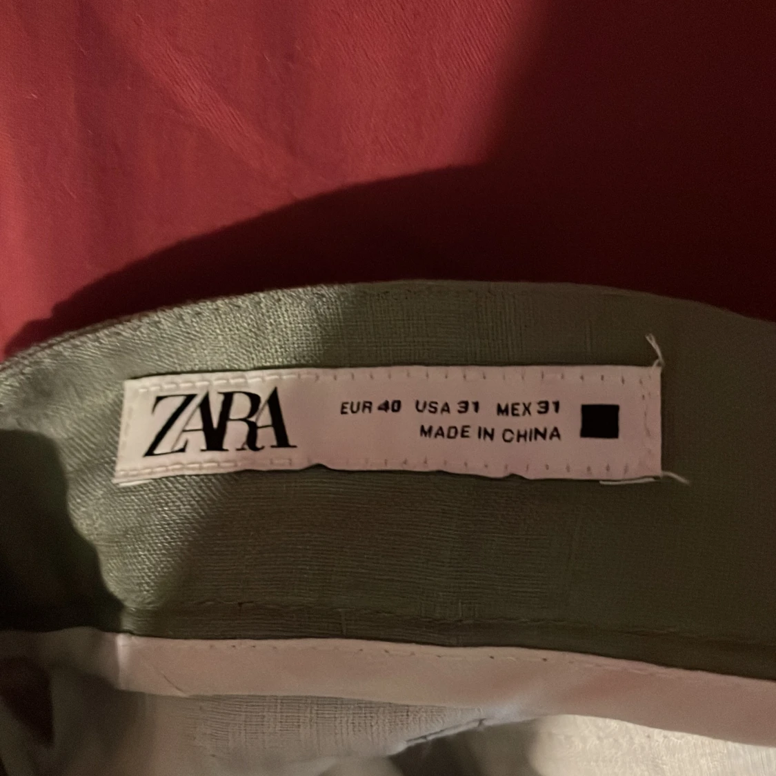 Zara gröna linne shorts - 91