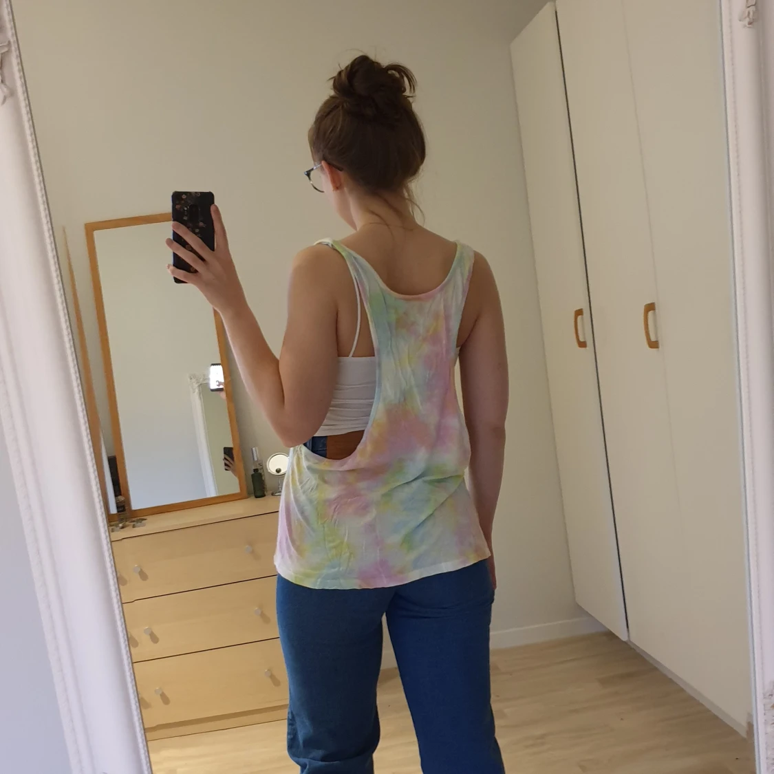 Färgglatt linne - 90