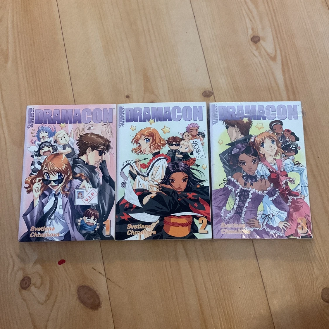 3 manga böcker 