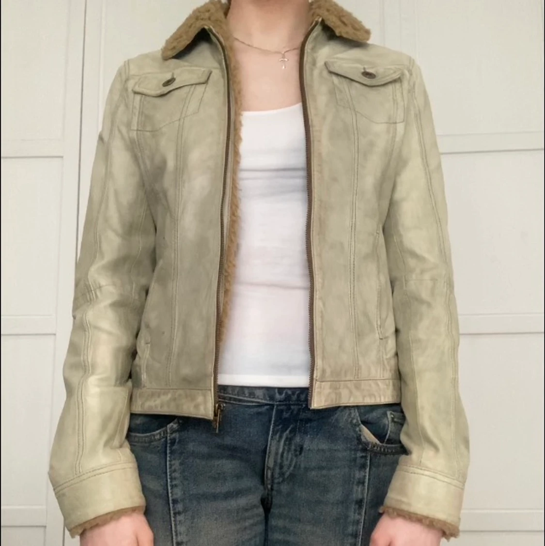 Unik läderjacka - 90