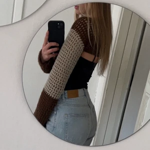 Virkade armar - Virkade armar i fishnet-mönster, kan göra i andra färger/färgkombinationer🌸