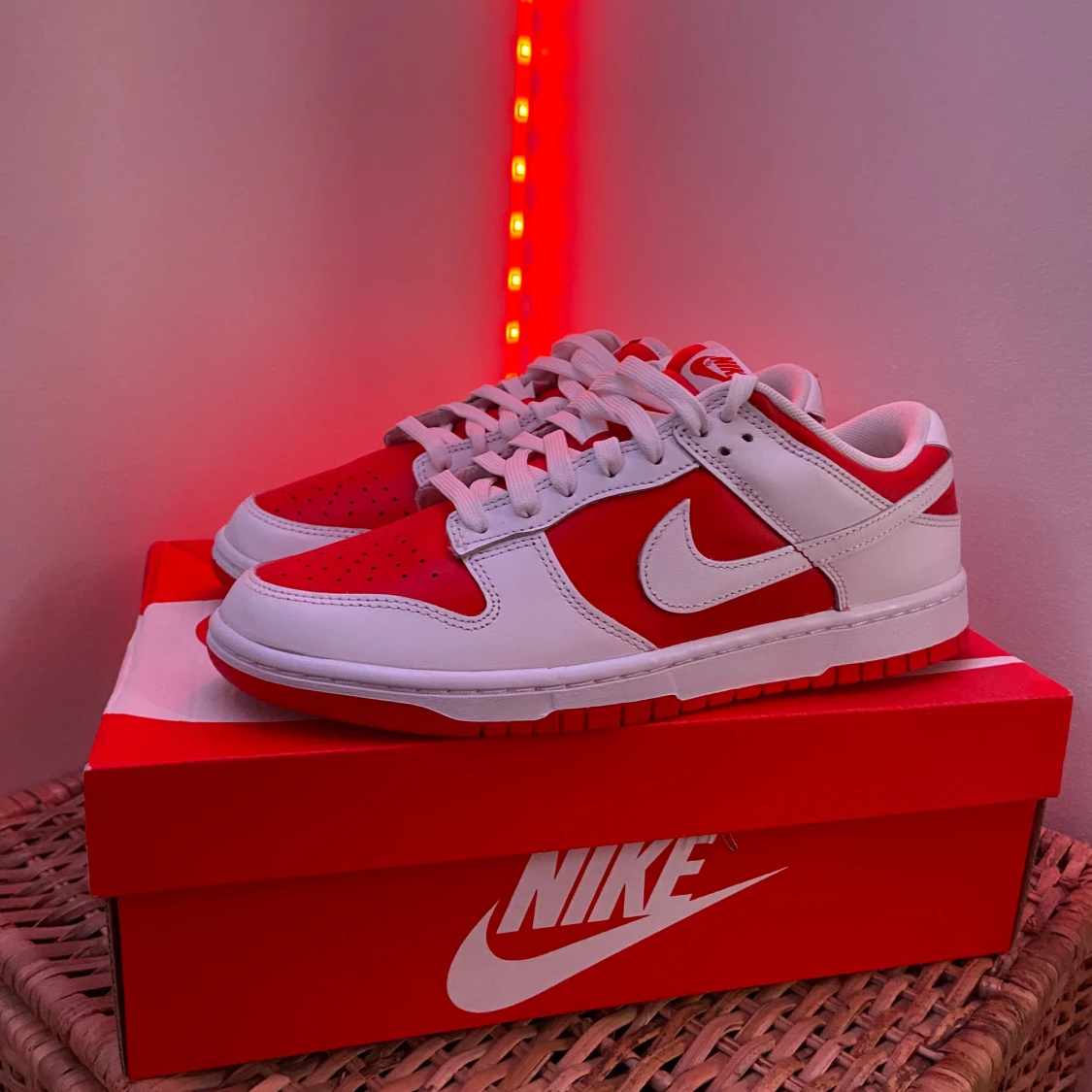 Nike Dunks University Red/white Low