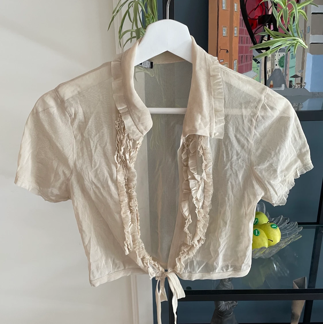 Transparent topp, secondhand, strl S - 90