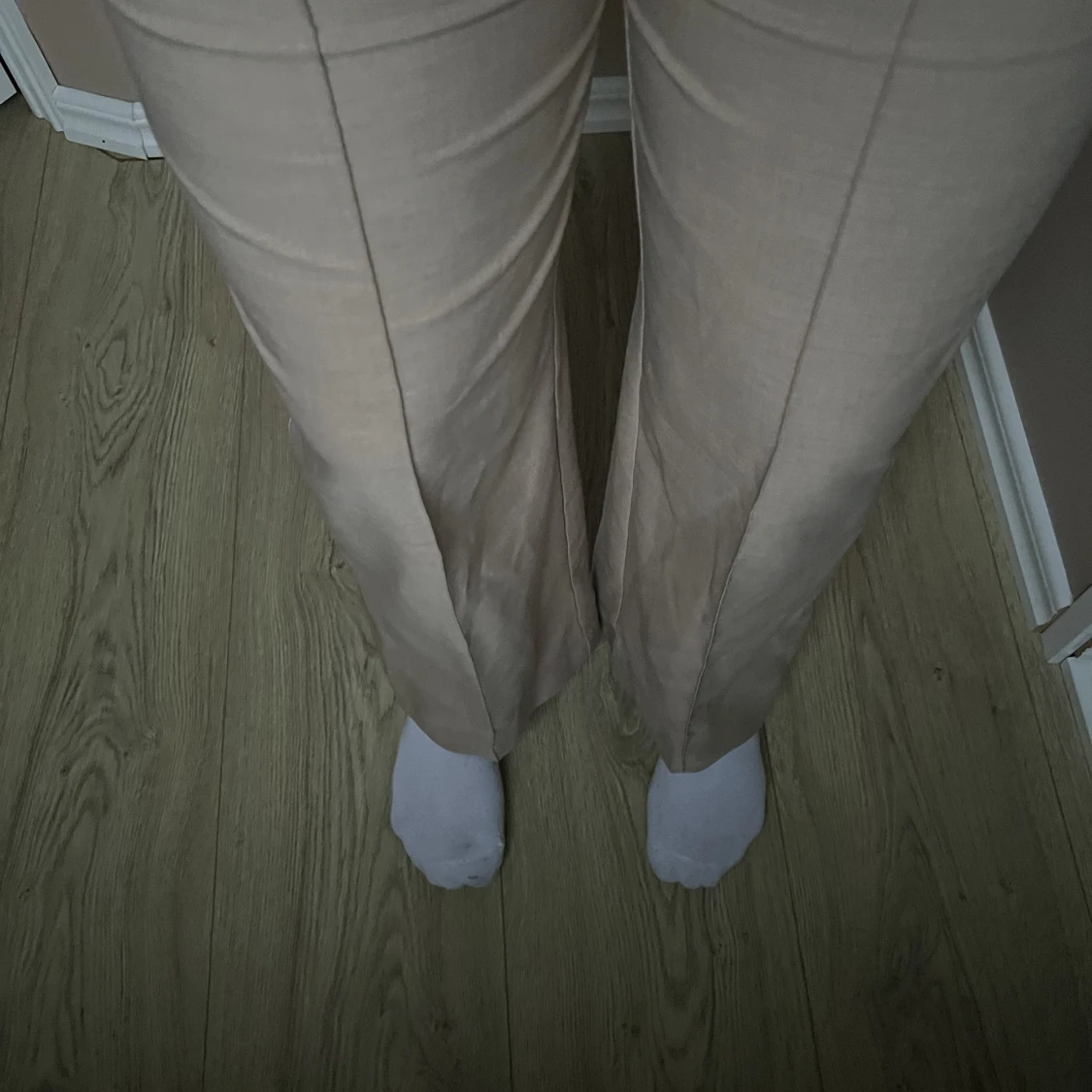 Beiga kostymbyxor  - 91