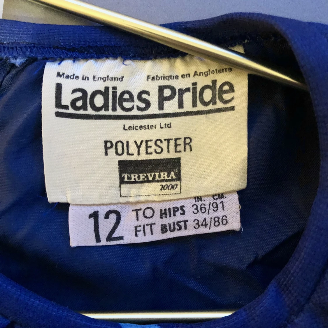 Blå Vintage klänning 1900-tal - 90