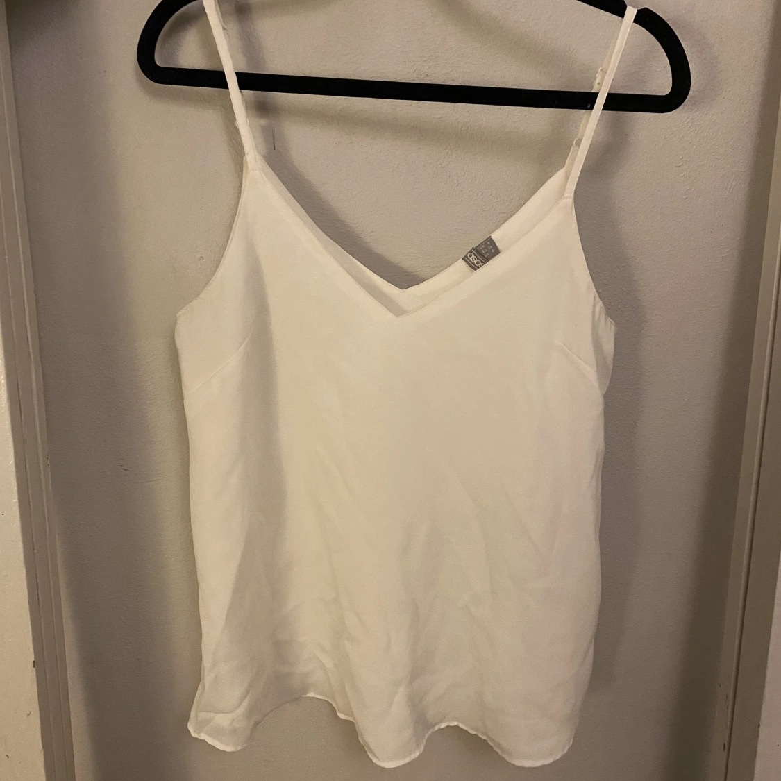 Vit chiffong topp - 90