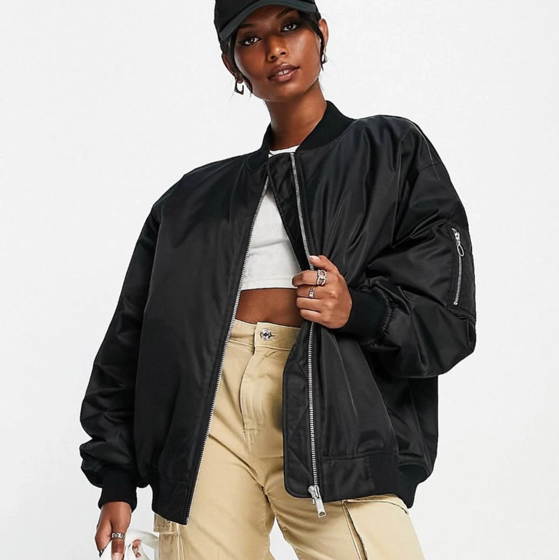 Svart Bomberjacka  - 91