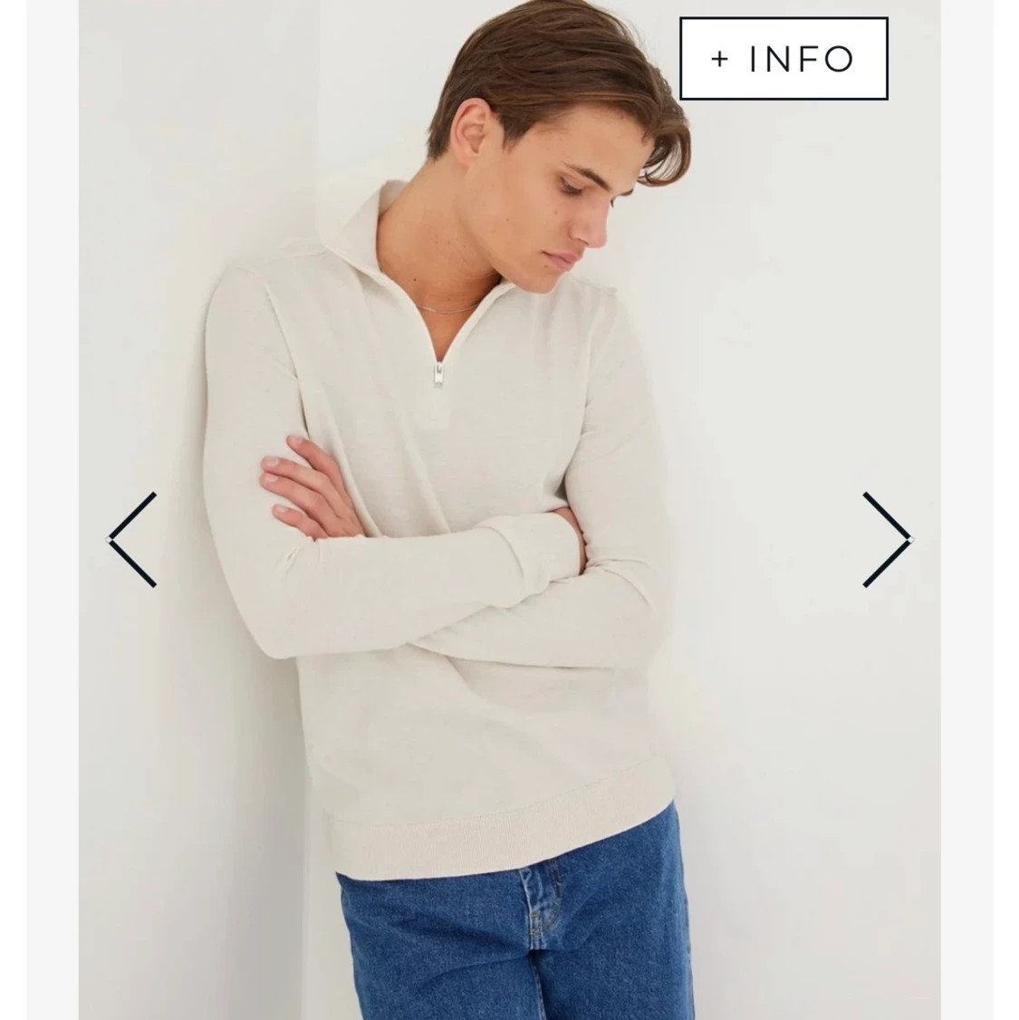 Half zip cardigan  - 90