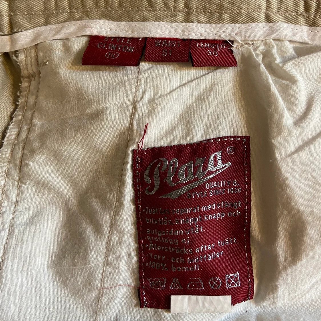 Högmidjade byxor - 91