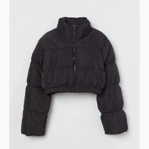 Cropped puffer jacket  - Svart cropped puffer jacket från H&M🖤 Använd men i bra skick utan defekter. Nypris 299kr. Köparen står för frakten.