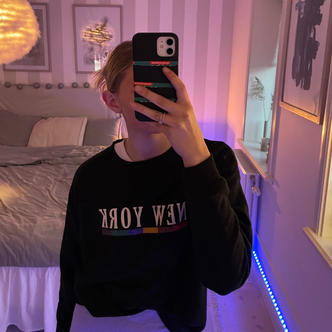 Svart Sweatshirt - 90