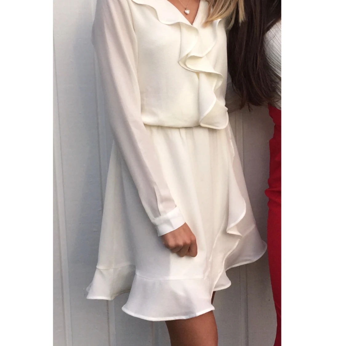 Vit klänning Object